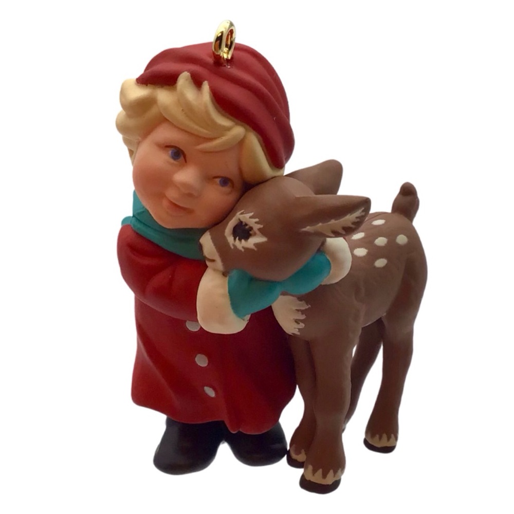Hallmark 1990 “Lovable Dears” Christmas Ornament